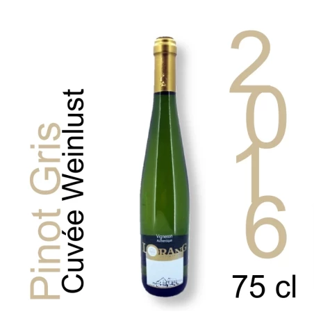 Pinot Gris Cuvée Weinlust 2016 75cl