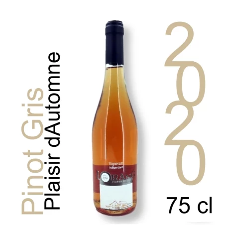 Pinot Gris Plaisir d'Automne 2020 75cl